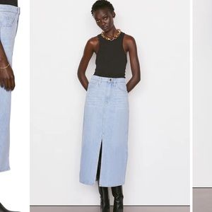 Frame Le Italien Denim Skirt